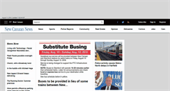 Desktop Screenshot of newcanaannewsonline.com